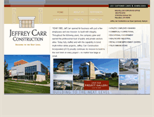 Tablet Screenshot of jcarrconstruction.com